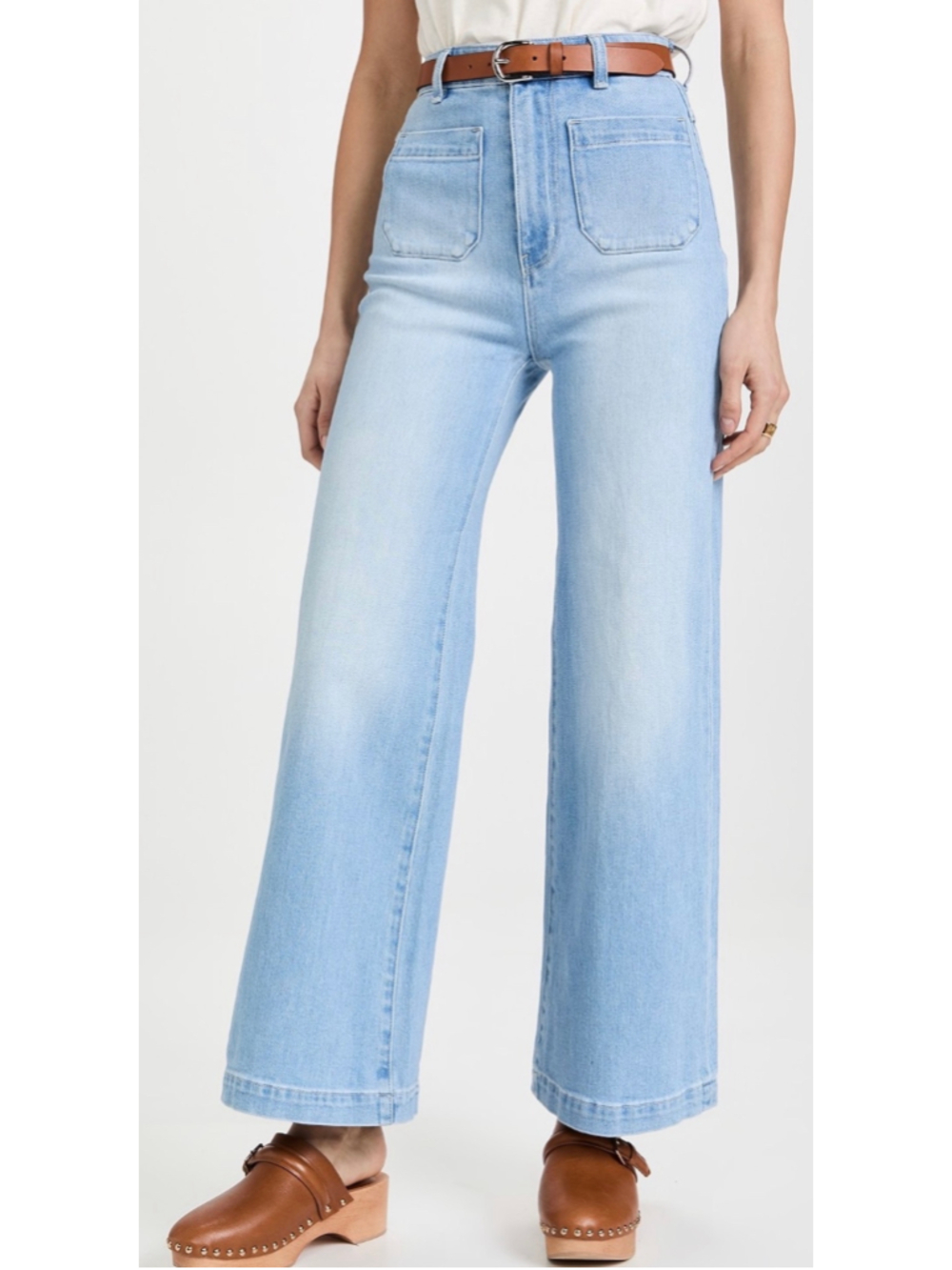 Rollas sailor jeans wide leg high rise organic cotton denim size 31